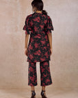 Red & Black Co-ord Set