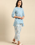 Blue Printed Co-ord Set
