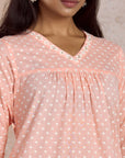 Pink Stylis Straight Kurta