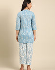 Blue Printed Co-ord Set