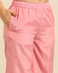 Pink Chanderi Kurta Set