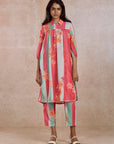 Muslin Multicolor Kurta Set