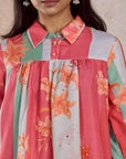 Muslin Multicolor Kurta Set