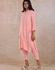 Pink Solid Co-ord Set