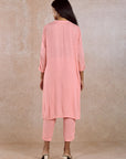 Pink Solid Co-ord Set