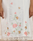 Off White Printed Kurta Set