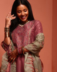 Rose Pink Embroidered Kurta Set