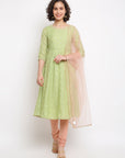 Mint Green Anarkali Suit
