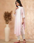 Light Pink Printed Kurta Set