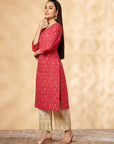 Fuchsia Flared Kurta