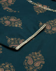 Green Printed Kurta Set