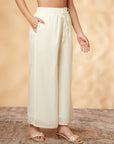 Off-White Wide Leg Pant
