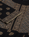 Kalidar Black Printed Kurta