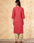 Fuchsia Flared Kurta