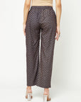 Printed straight pant