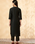 Black Embroidered Co-ord Set