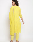 Yellow Anarkali Kurta Set
