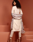 Off-white Printed Kurta Set