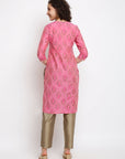 Gota-Patti Pink Straight Kurta
