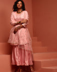 Pink Embroidered Kurta Set