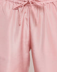 Pink Straight Kurta Set