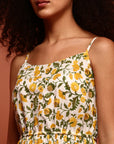 Off-white Printed Tiered Dress