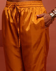 Yellow Kalidar Kurta Set