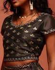 Blank Chanderi Lehenga