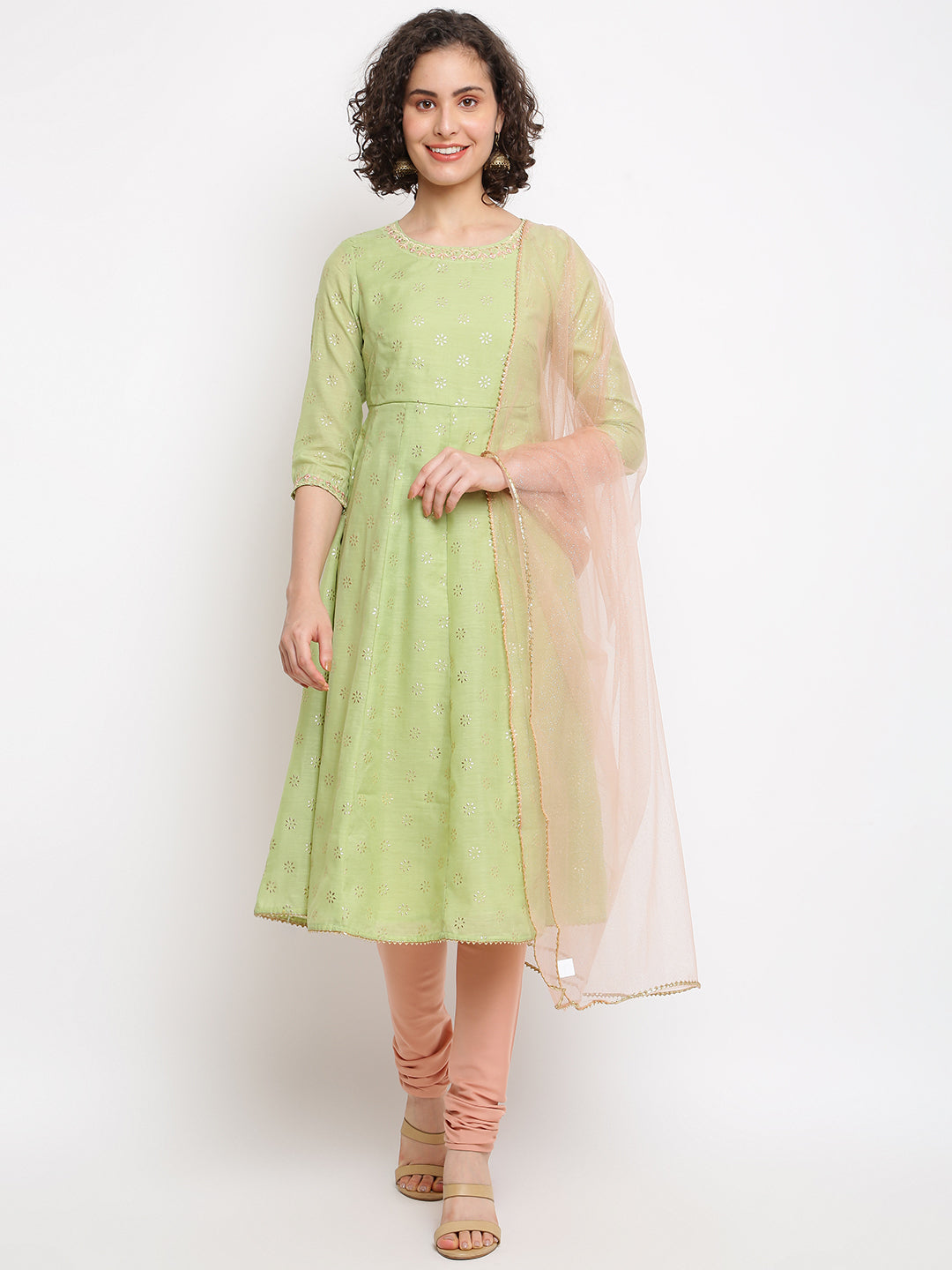 Mint Green Anarkali Suit