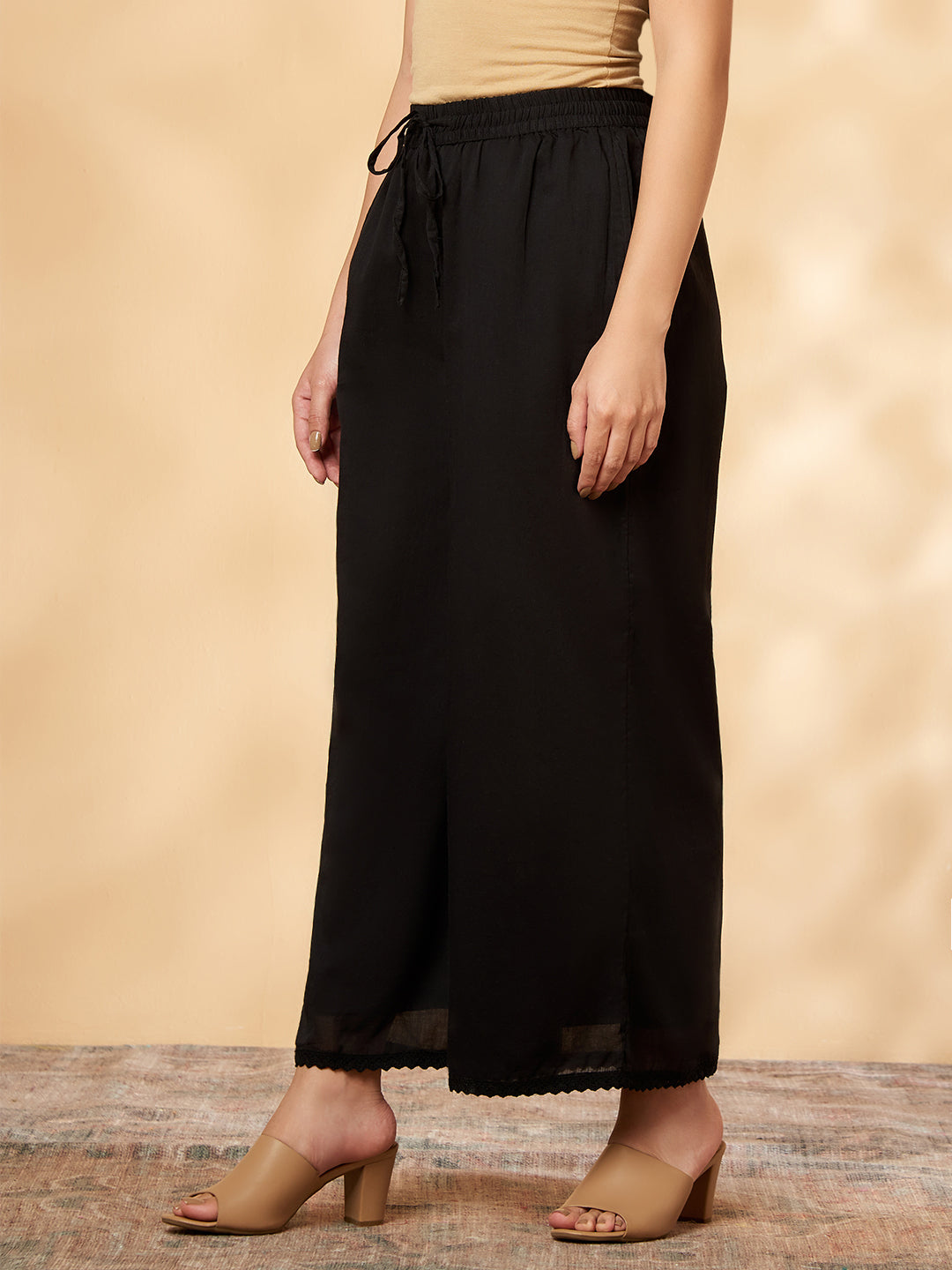 Black Wide Leg Pant