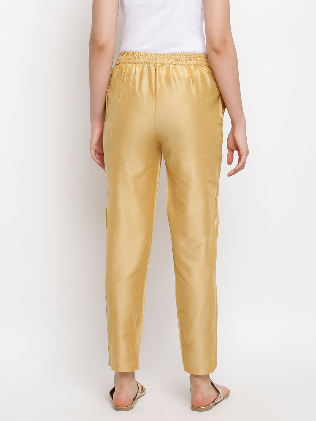 Gold Straight Pant