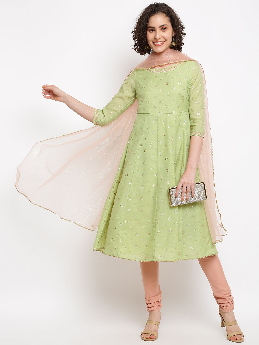 Mint Green Anarkali Suit