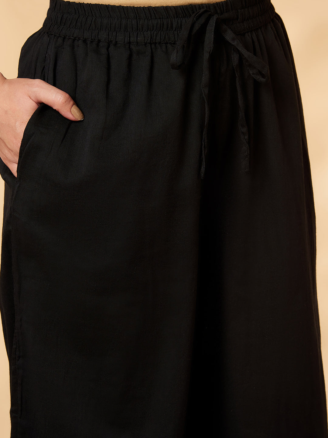 Black Wide Leg Pant