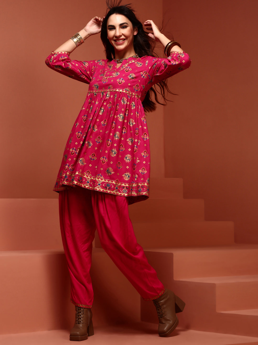 Fuchsia Salwar Pant