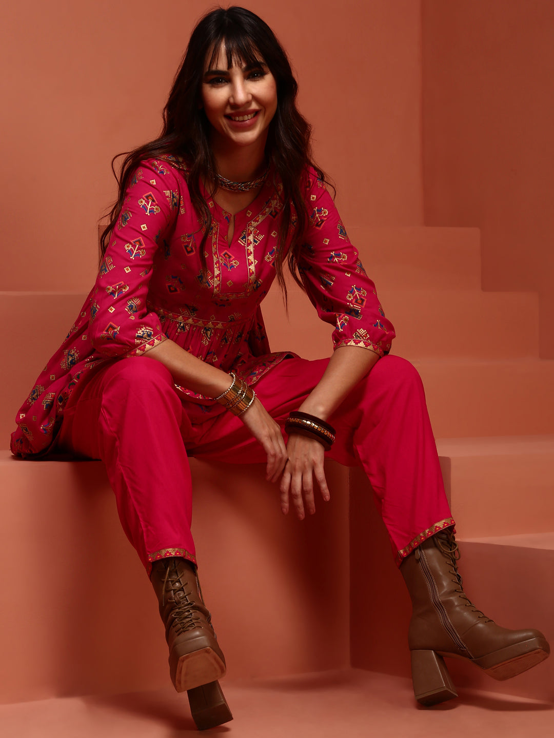 Fuchsia Salwar Pant