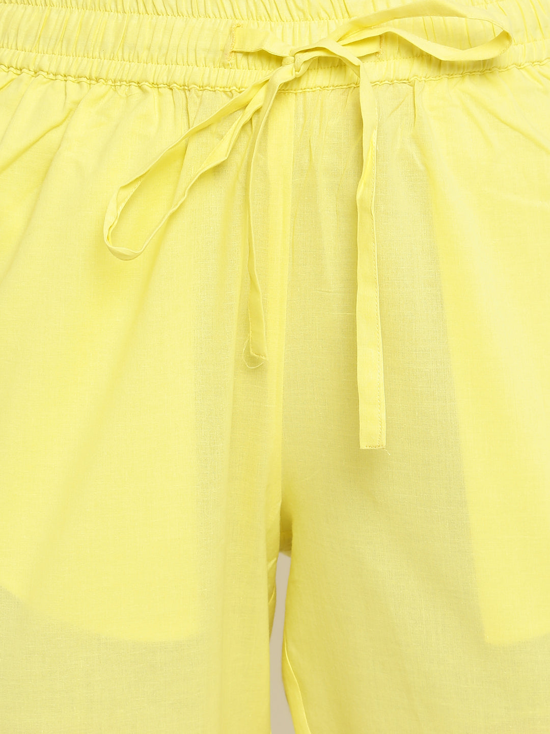Yellow Anarkali Kurta Set
